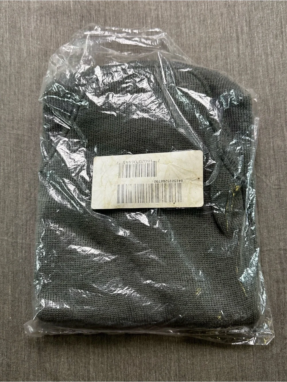 US Military issued Foliage Green Extreme Cold Weather Balaclava Hood Wool Blend